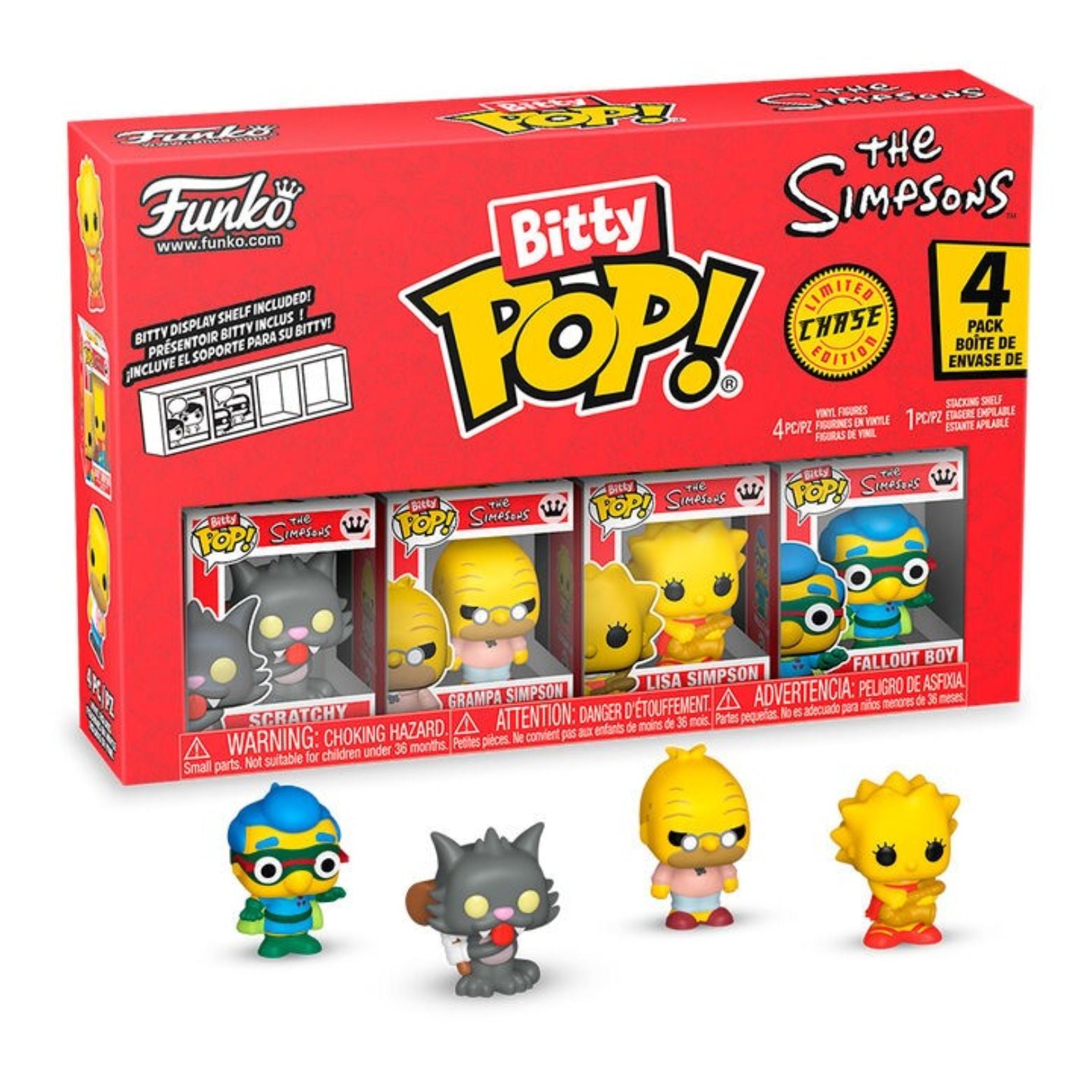 FUNKO BITTY POP! THE SIMPSONS SCRATCHY 4-PACK 2,5cm