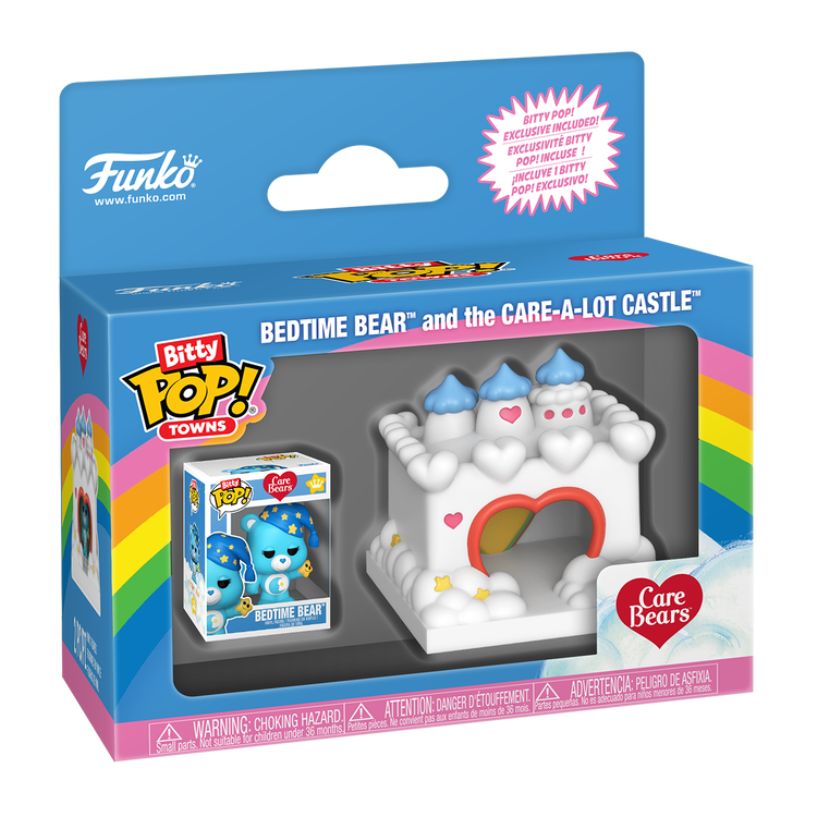 FUNKO BITTY POP! TOWNS CARE BEARS BEDTIME BEAR AND THE CARE-A-LOT CASTLE