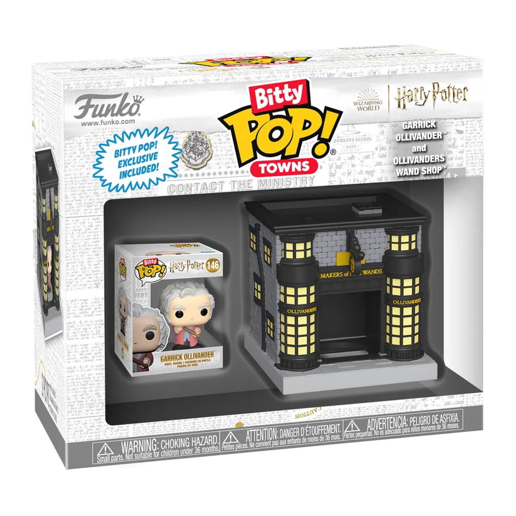 FUNKO BITTY POP! TOWNS HARRY POTTER GARRICK OLLIVANDER AND OLLIVANDERS WAND SHOP