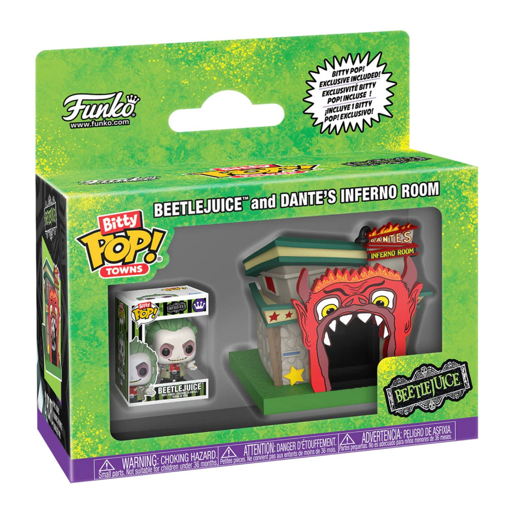 FUNKO BITTY POP! TOWNS MOVIES BEETLEJUICE BEETLEJUICE AND DANTE'S INFERNO ROOM
