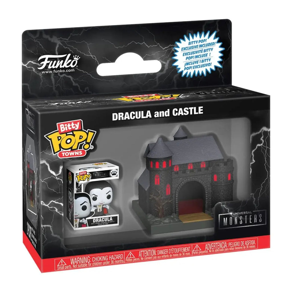 FUNKO BITTY POP! TOWNS MOVIES UNIVERSAL MONSTERS DRACULA AND CASTLE