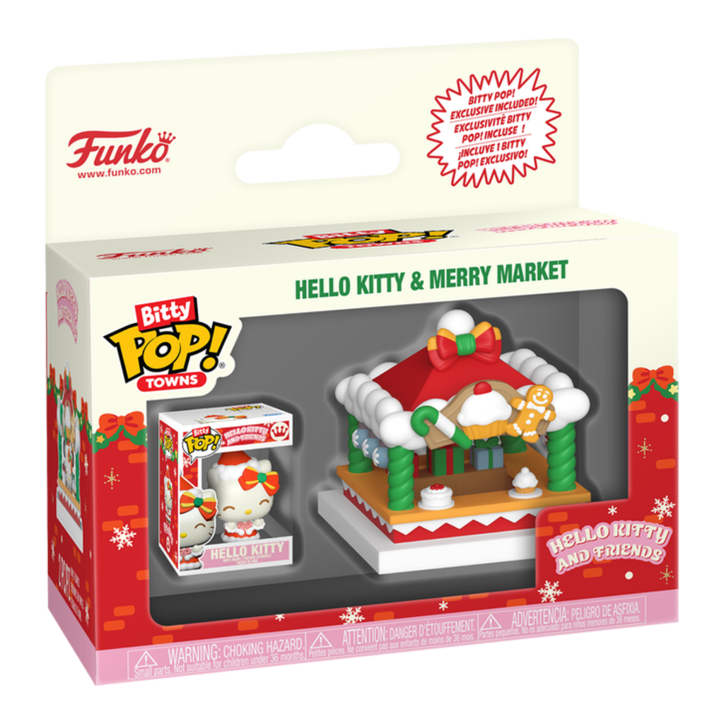 FUNKO BITTY POP! TOWNS SANRIO HELLO KITTY AND FRIENDS HOLIDAY HELLO KITTY & MERRY MARKET