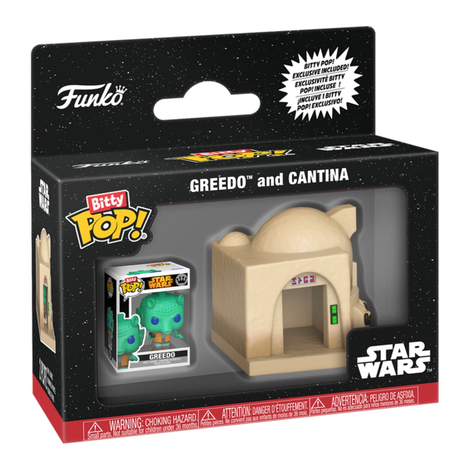 FUNKO BITTY POP! TOWN STAR WARS GREEDO AND CANTINA 2,5cm