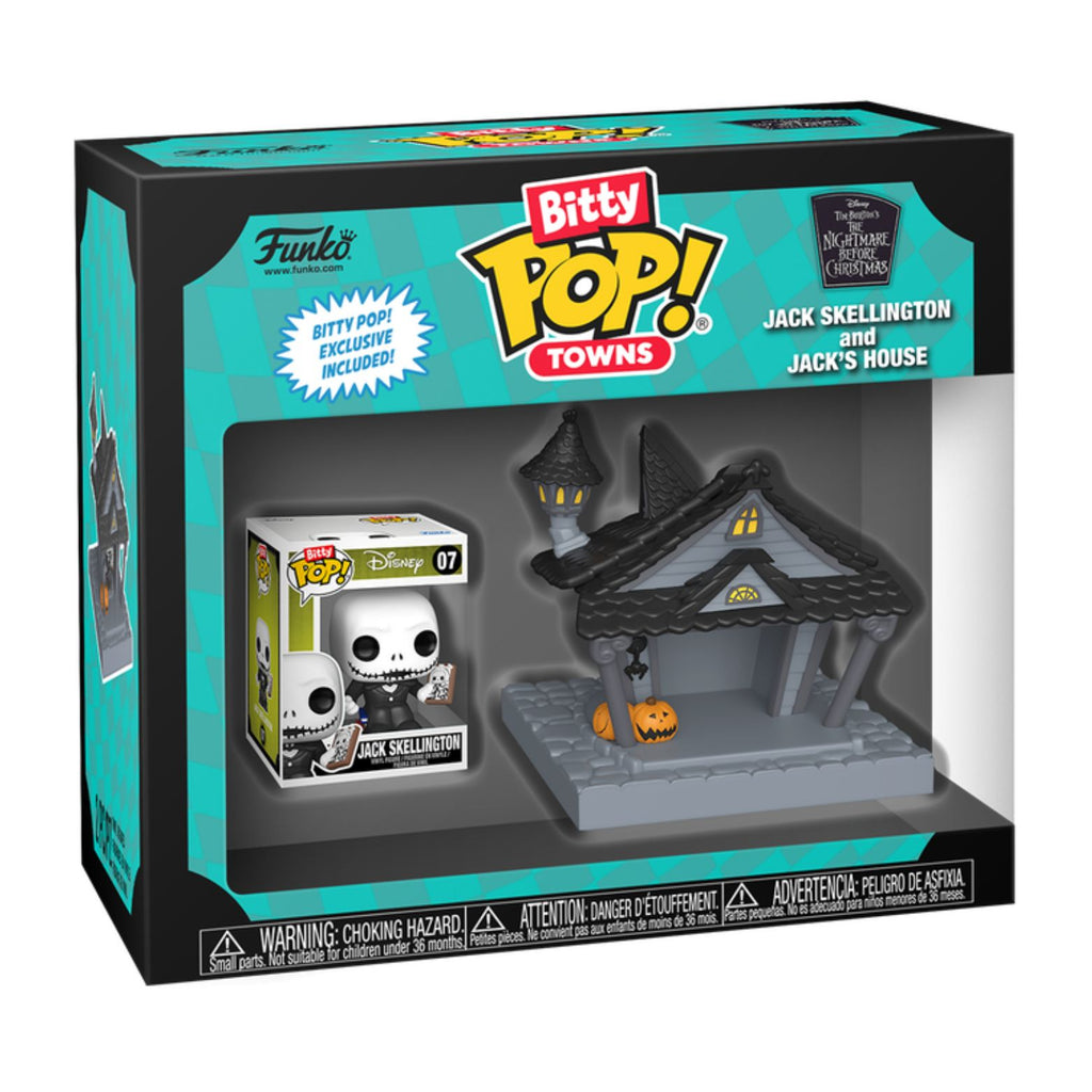 FUNKO BITTY POP! TOWNS THE NIGHTMARE BEFORE CHRISTMAS JACK SKELLINGTON AND JACK´S HOUSE