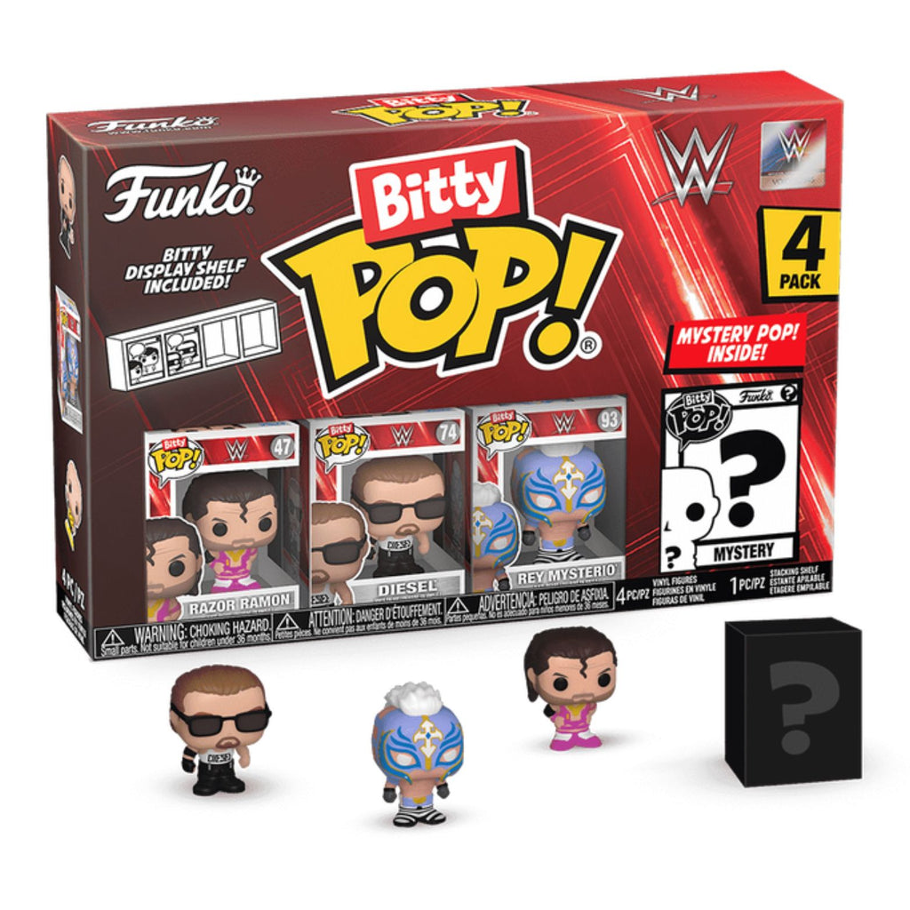FUNKO BITTY POP! WWE RAZOR RAMON 4-PACK 2,5cm