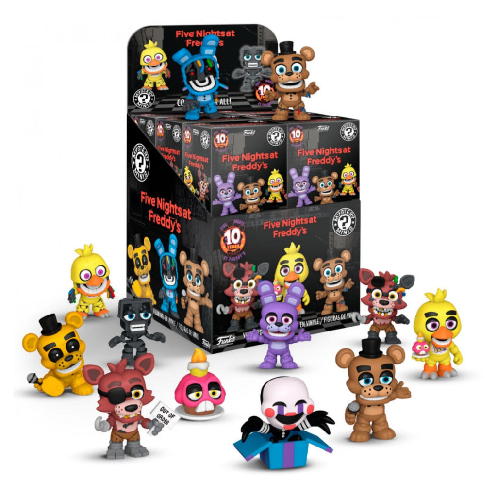 FUNKO MYSTERY MINIS FIVE NIGHTS AT FREDDY'S 10year ANNIVERSARY
