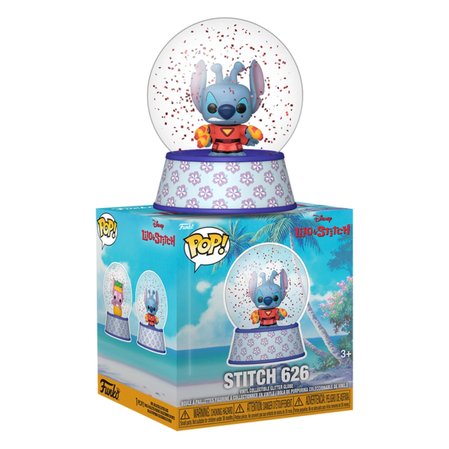 FUNKO MYSTERY MINIS SNOW GLOBES DISNEY LILO & STITCH STITCH 626
