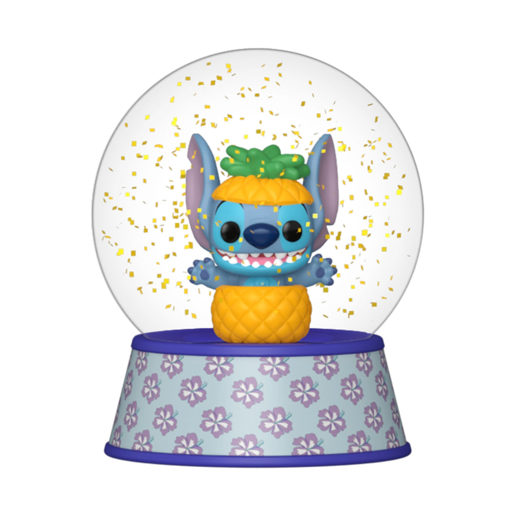FUNKO MYSTERY MINIS SNOW GLOBES DISNEY LILO & STITCH STITCH IN PINEAPPLE