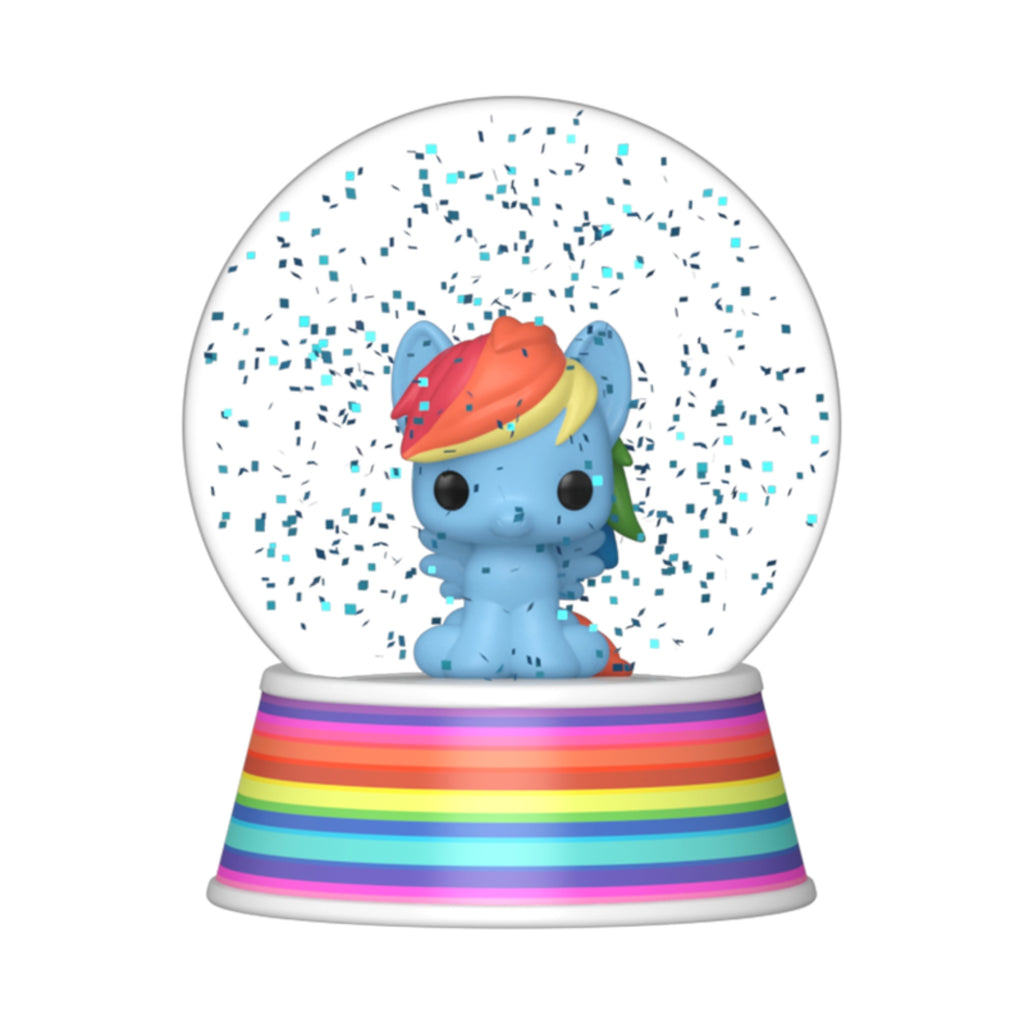 FUNKO MYSTERY MINIS SNOW GLOBES MY LITTLE PONY RAINBOW DASH