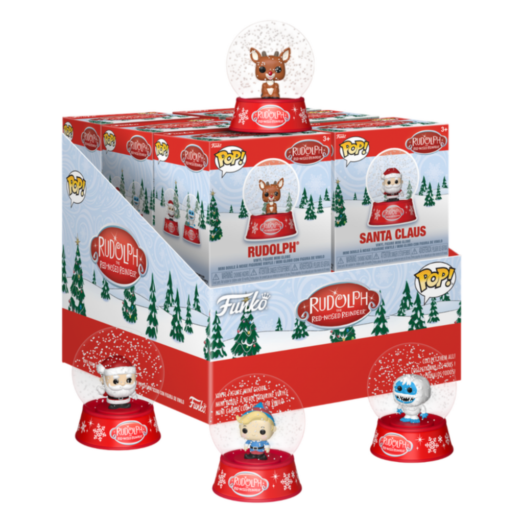 FUNKO MYSTERY MINIS SNOW GLOBES RUDOLPH