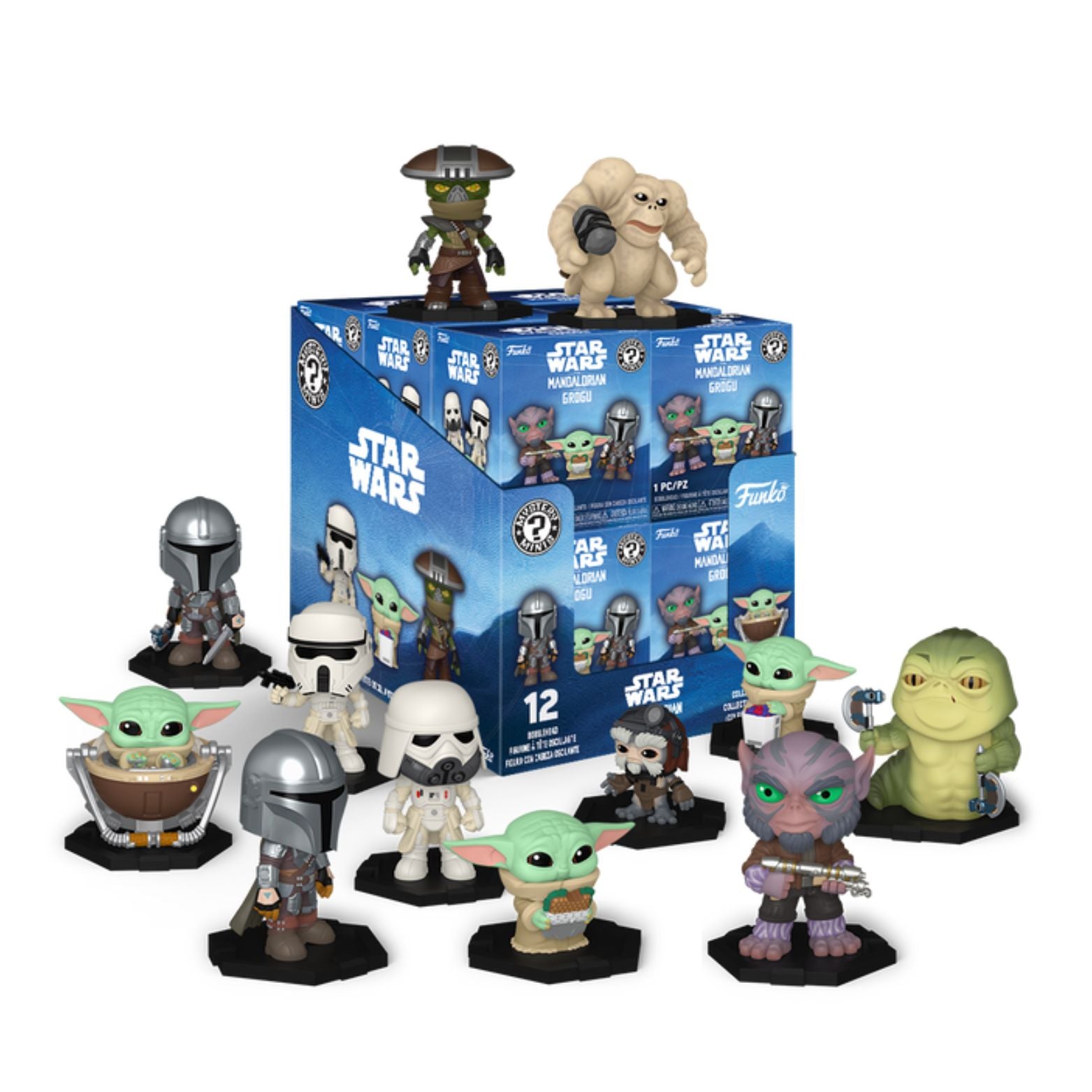 FUNKO MYSTERY MINIS STAR WARS THE MANDALORIAN AND GROGU