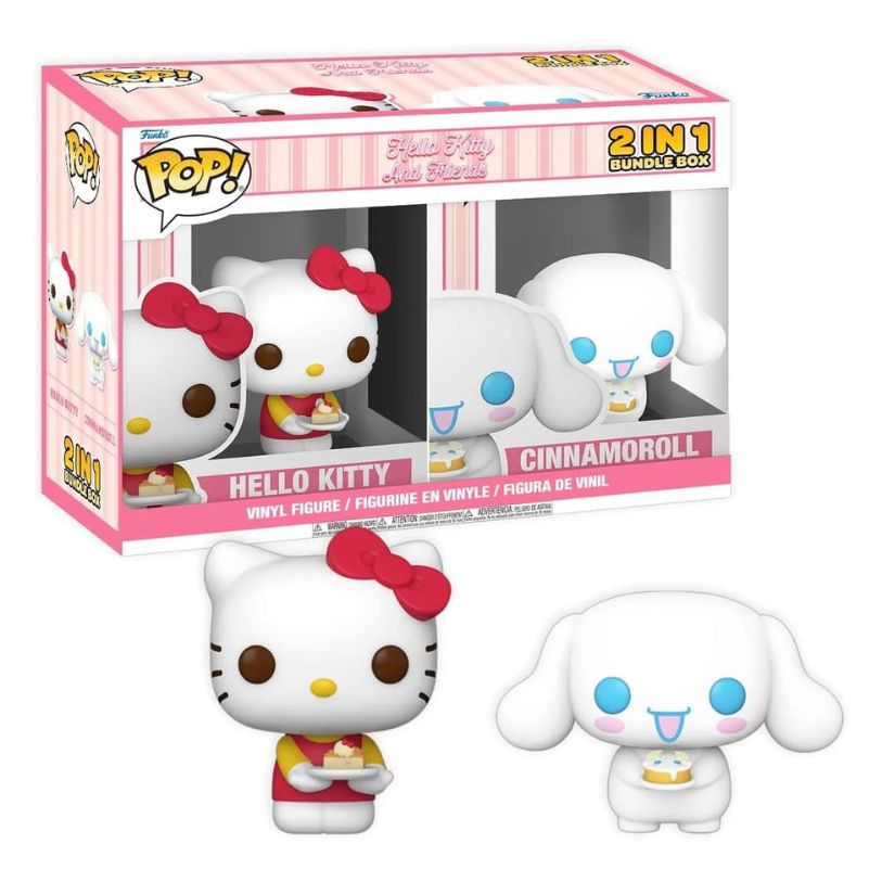 FUNKO POP! 2 IN 1 BUNDLE BOX SANRIO HELLO KITTY AND FRIENDS HELLO KITTY no89 & CINNAMOROLL no92