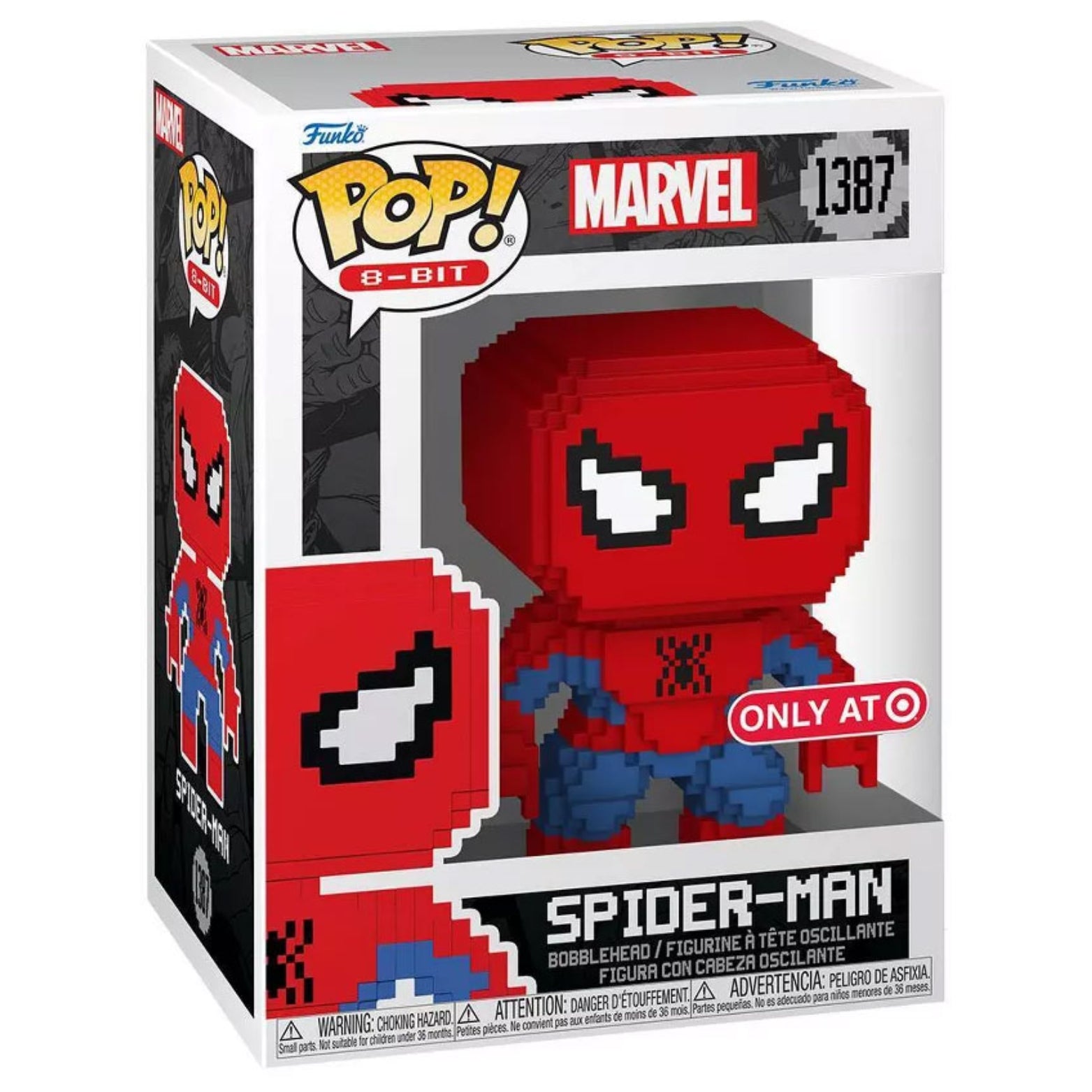 FUNKO POP! 8-BIT MARVEL SPIDER-MAN TARGET EXCLUSIVE no1387