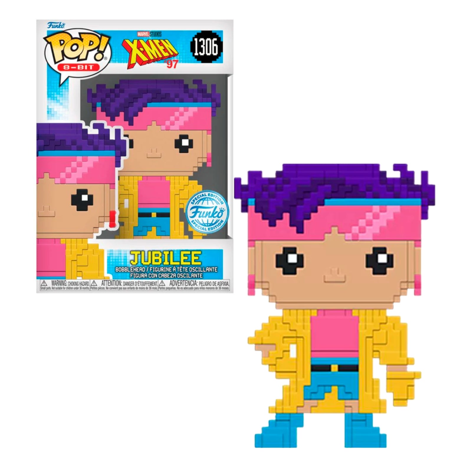 FUNKO POP! 8-BIT MARVEL X-MEN 97 JUBILEE FUNKO SPECIAL EDITION no1306