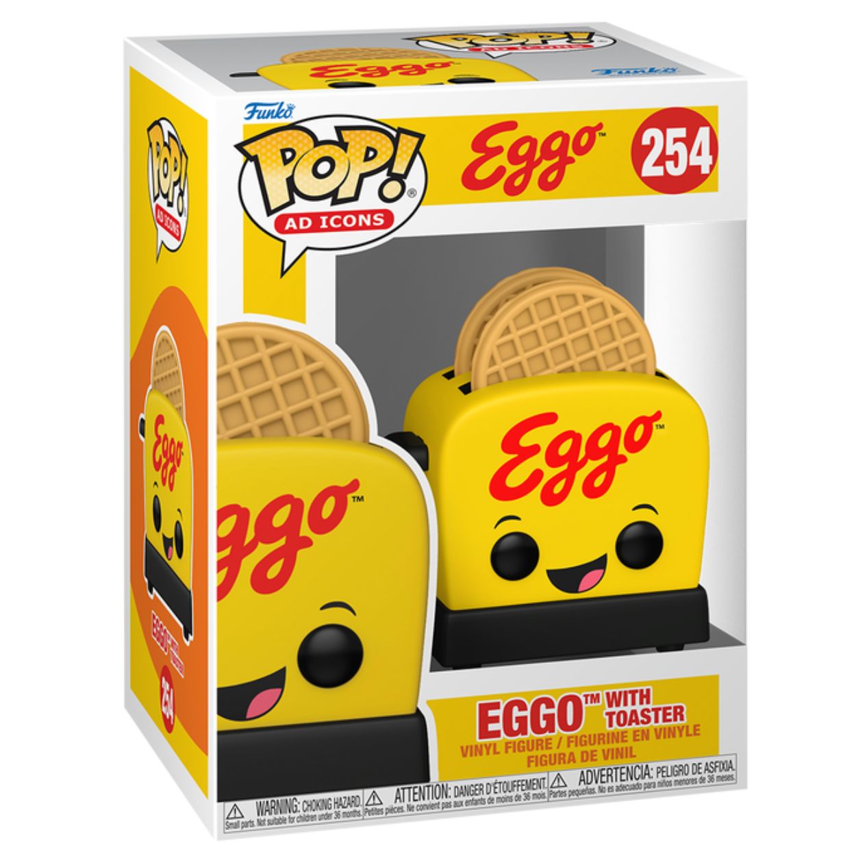 FUNKO POP! AD ICONS KELLOGG'S EGGO EGGO WITH TOASTER no254