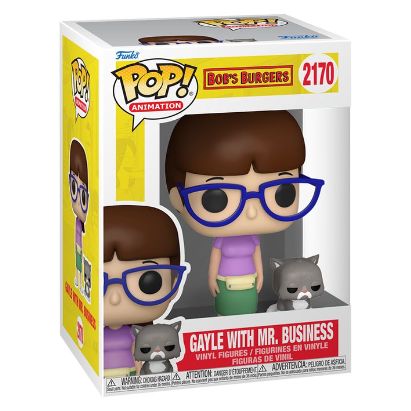 FUNKO POP! ANIMATION BOB´S BURGERS GAYLE WITH MR. BUSINESS no2170