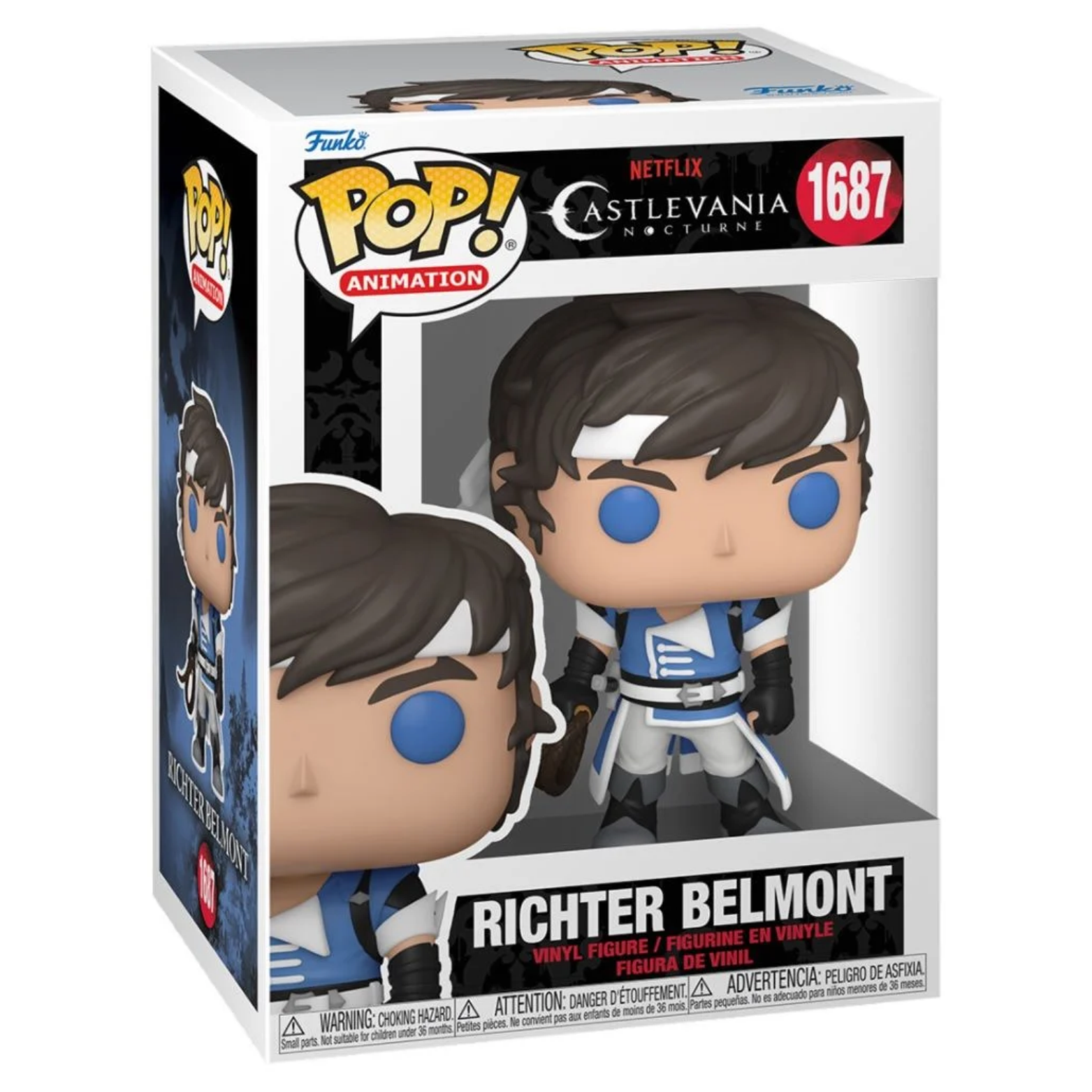 FUNKO POP! ANIMATION CASTLEVANIA NOCTURNE RICHTER BELMONT no1687