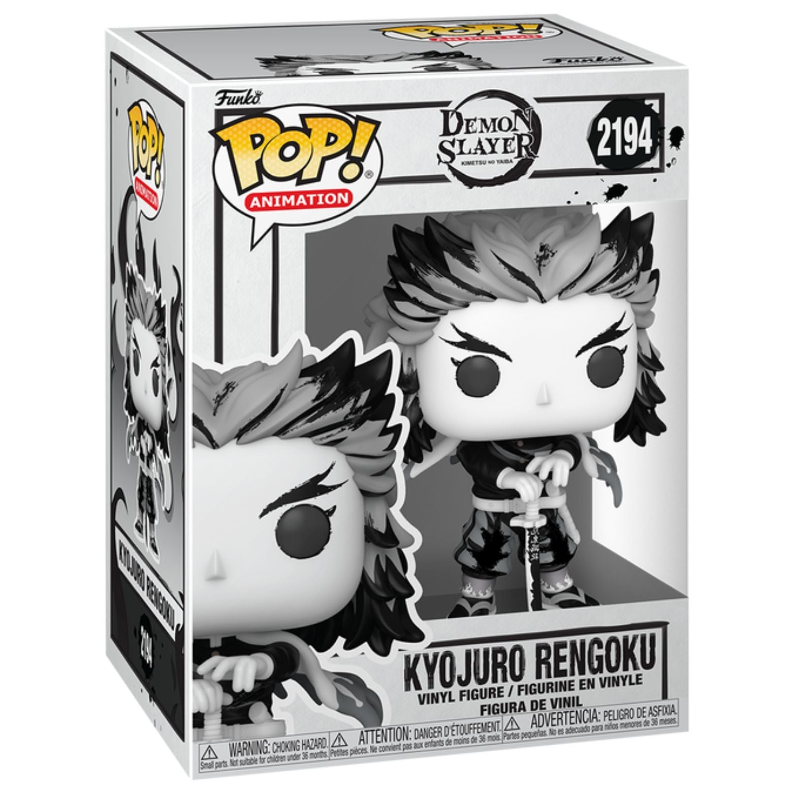 FUNKO POP! ANIMATION DEMON SLAYER KYOJURO RENGOKU SUMI-INK no2194
