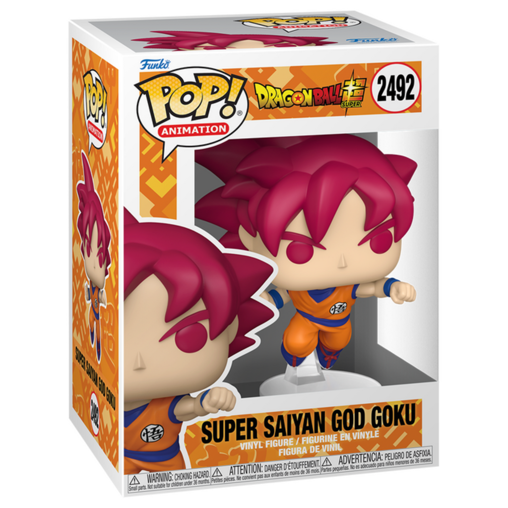 FUNKO POP! ANIMATION DRAGON BALL SUPER SAIYAN GOD GOKU no2492