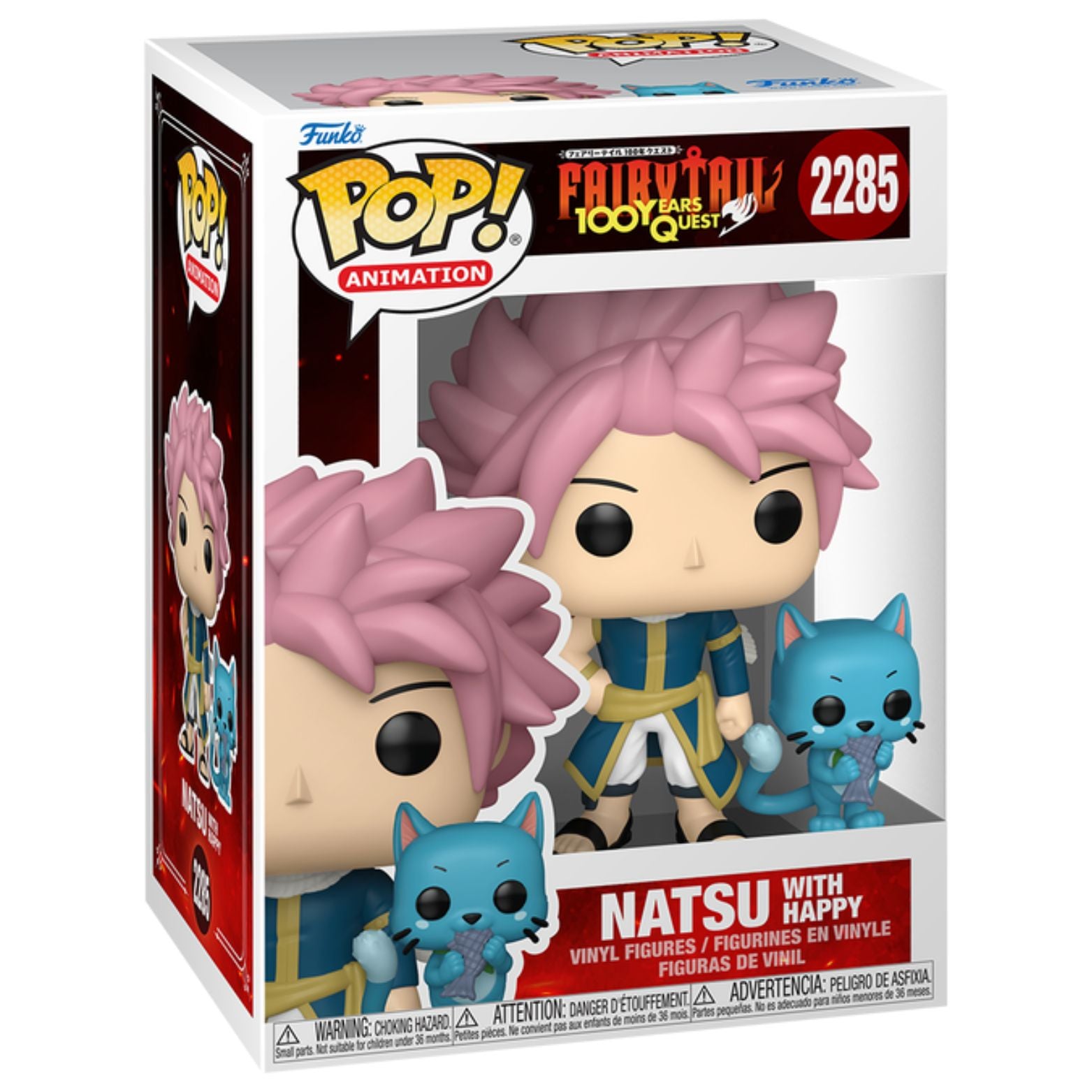 FUNKO POP! ANIMATION FAIRY TAIL 100 YEAR QUEST NATSU WITH HAPPY no2285