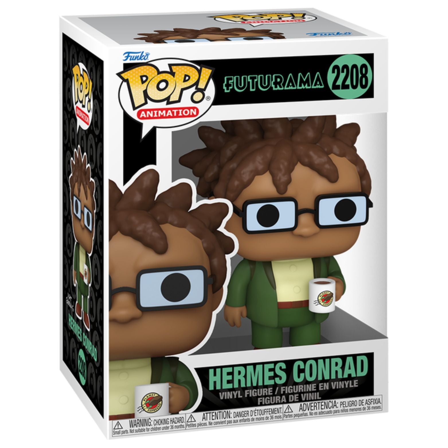 FUNKO POP! ANIMATION FUTURAMA HERMES CONRAD no2208