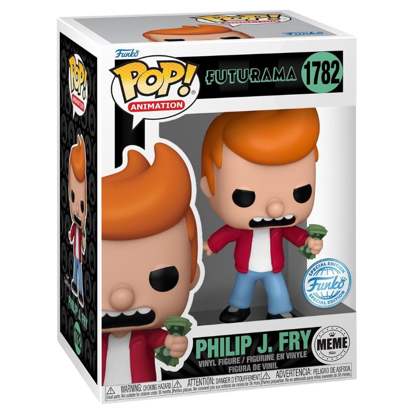 FUNKO POP! ANIMATION FUTURAMA PHILIP J. FRY FUNKO SPECIAL EDITION no1782