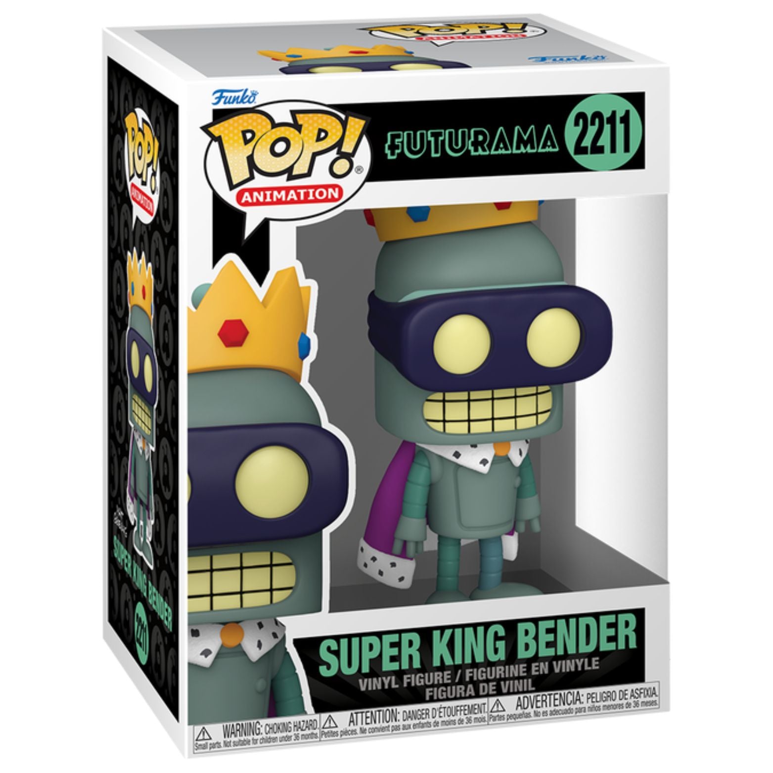 FUNKO POP! ANIMATION FUTURAMA SUPER KING BENDER no2211