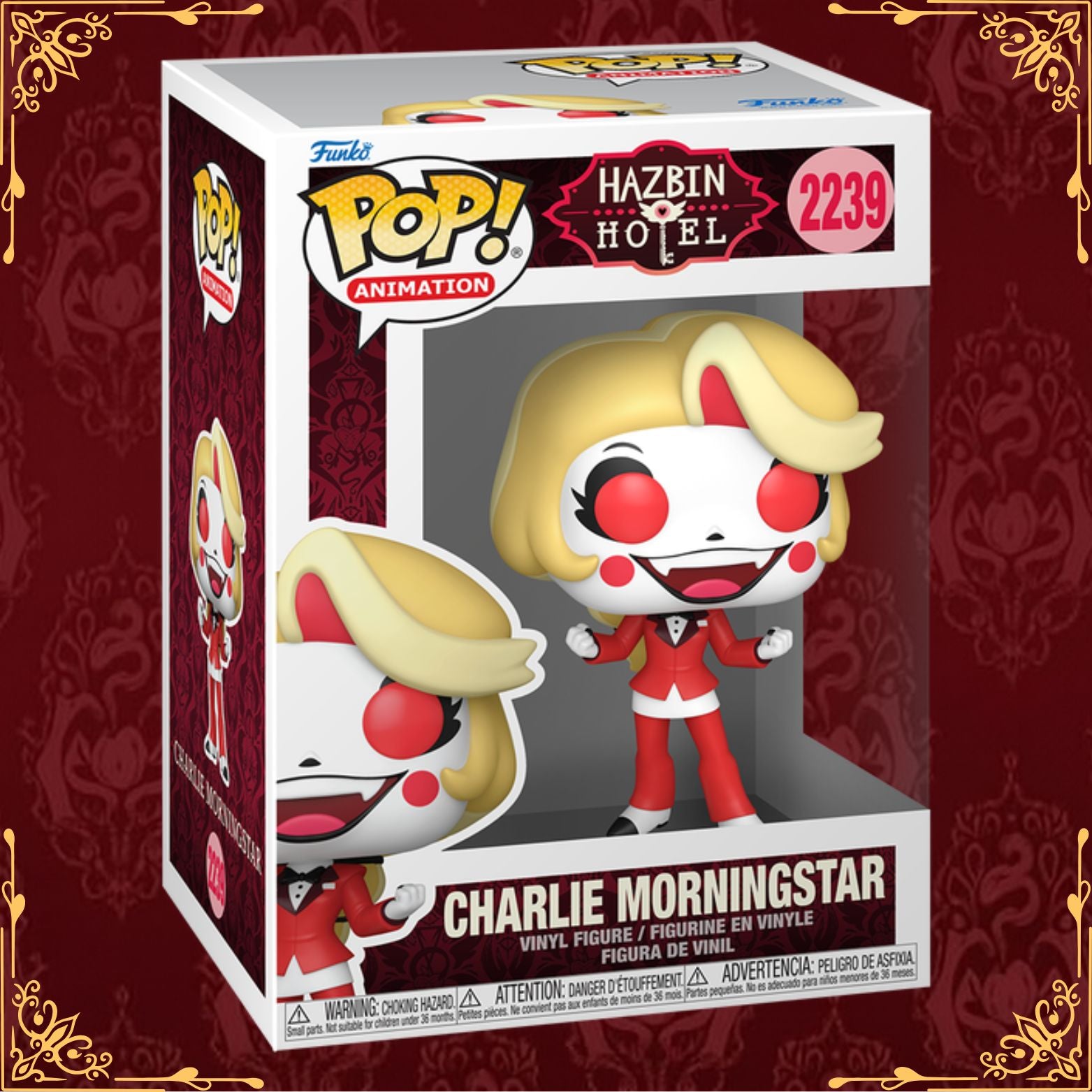 FUNKO POP! ANIMATION HAZBIN HOTEL CHARLIE MORNINGSTAR no2239