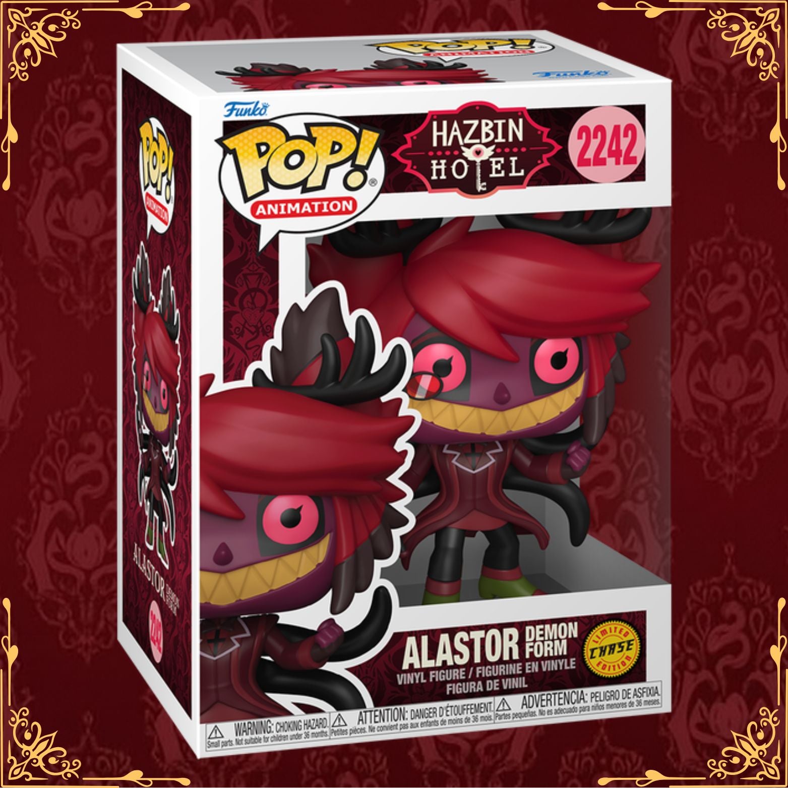 FUNKO POP! ANIMATION HAZBIN HOTEL ALASTOR CHASE no2242
