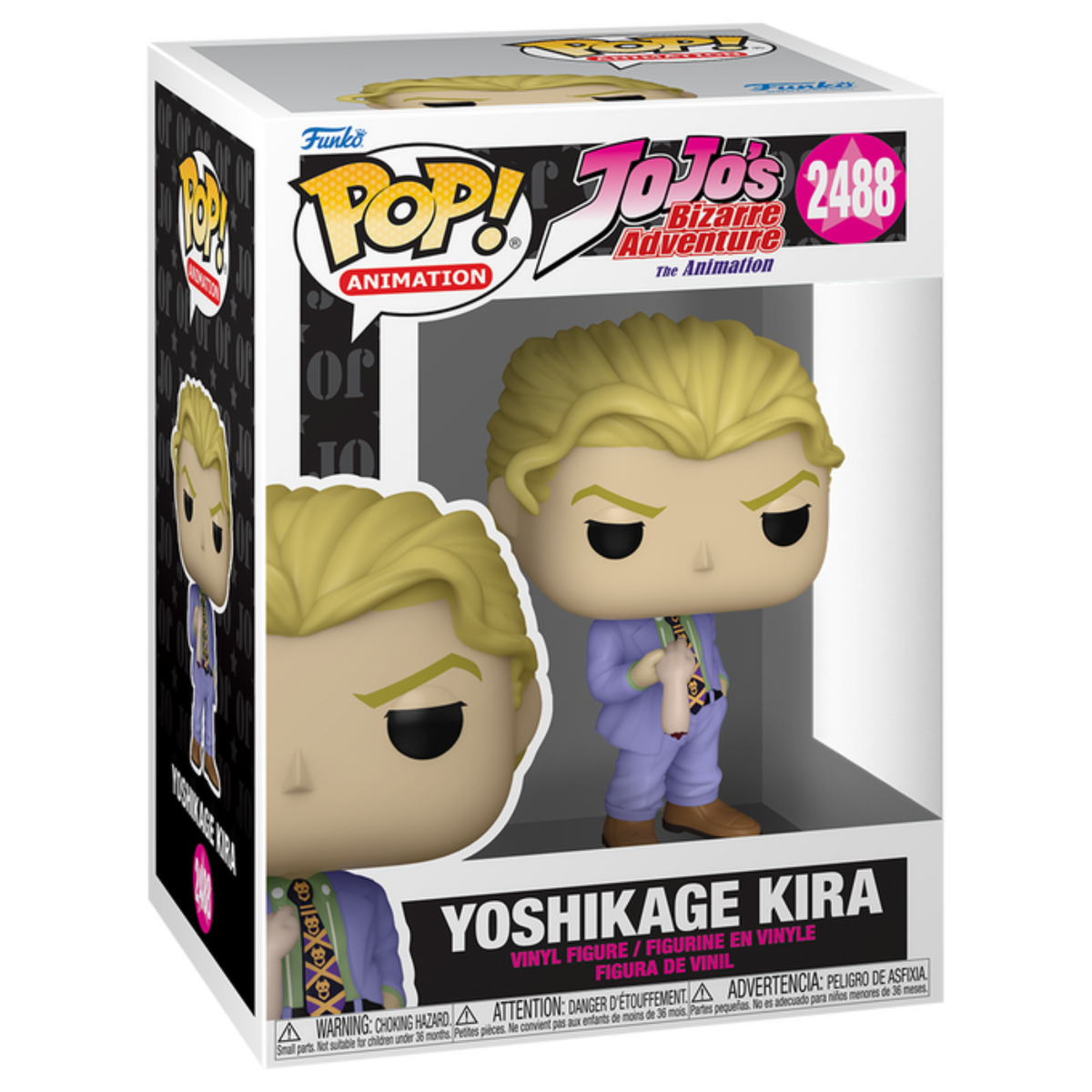 FUNKO POP! ANIMATION JOJO'S BIZARRE ADVENTURE YOSHIKAGE KIRA no2488