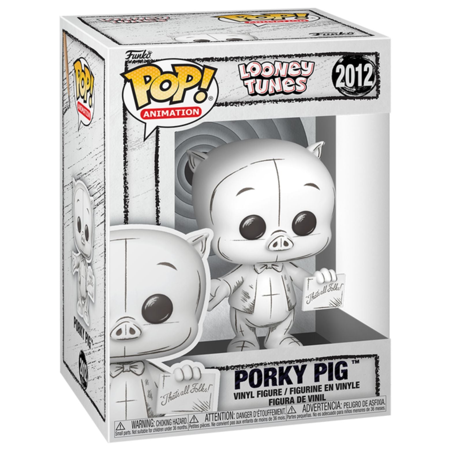 FUNKO POP! ANIMATION LOONEY TUNES PORKY PIG no2012