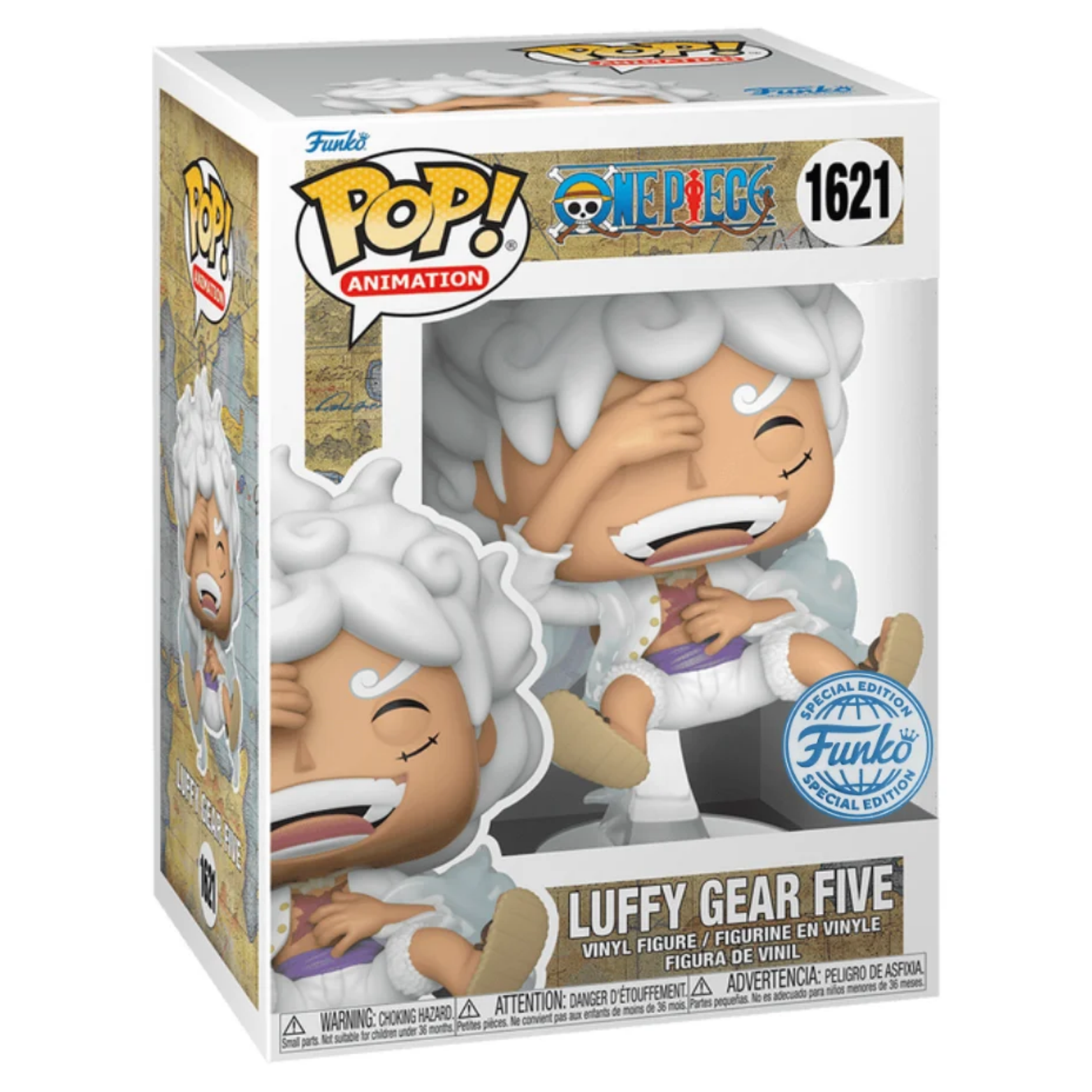 Disk Drive Animation Funko Pop! Luffy Gear Five 1621 Special Edition | OVRHYPD
