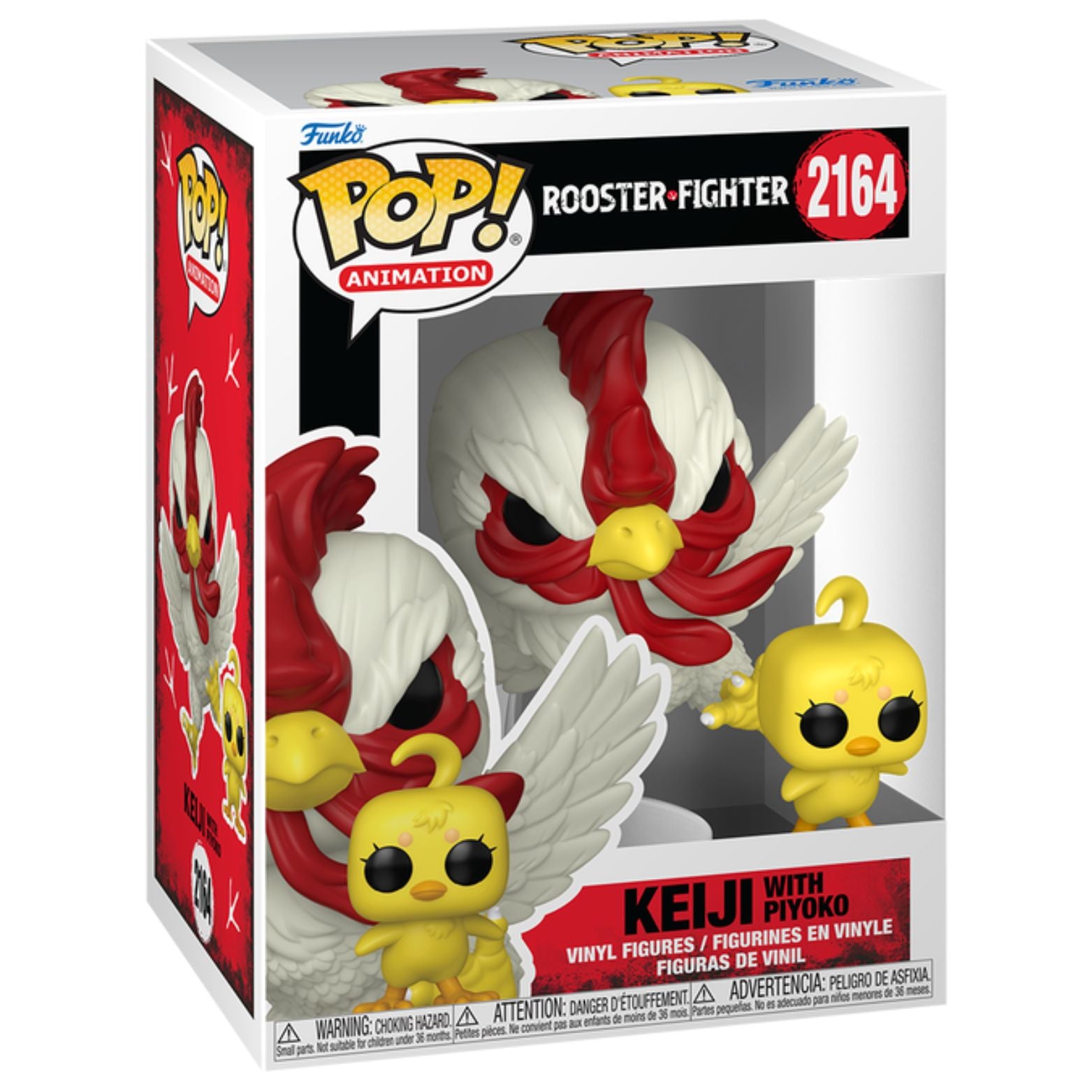 FUNKO POP! ANIMATION ROOSTER FIGHTER KEIJI WITH PIYOKO no2164