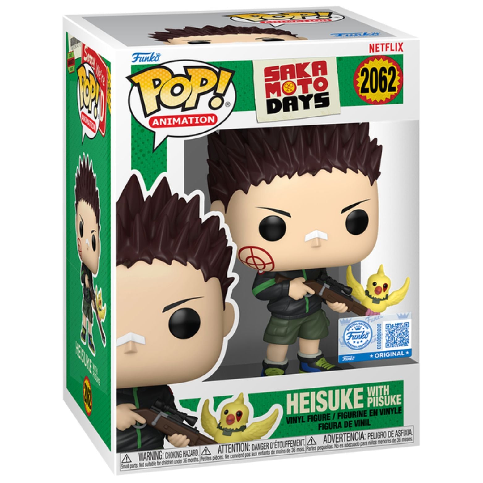 FUNKO POP! ANIMATION SAKAMOTO DAYS HEISUKE WITH PIISUKE FUNKO SPECIAL EDITION no2062