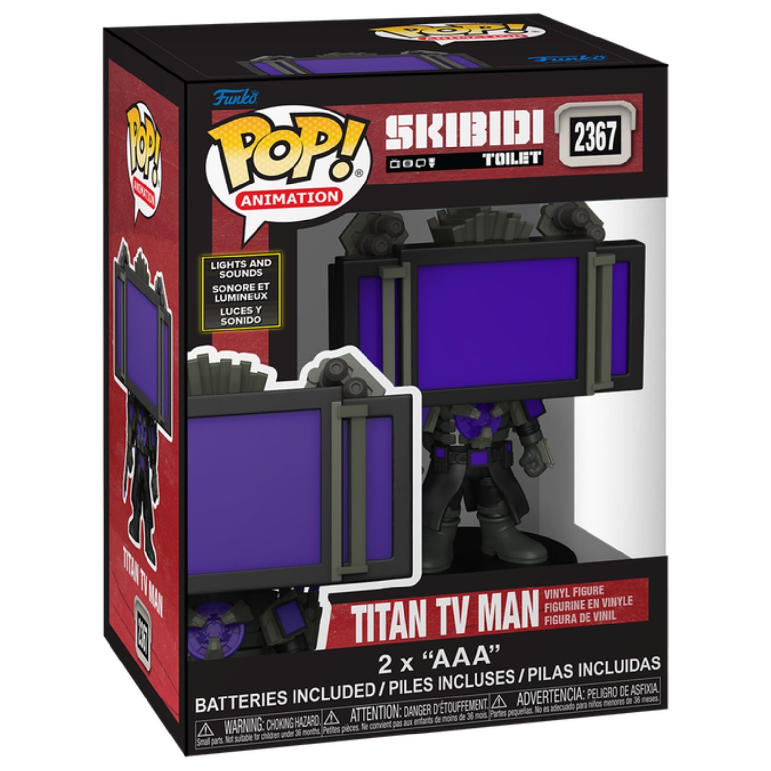FUNKO POP! ANIMATION SKIBIDI TOILET TITAN TV MAN SFX no2367
