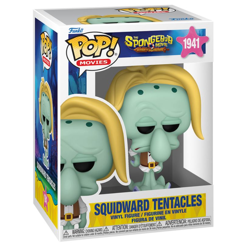 FUNKO POP! ANIMATION SPONGEBOB SQUAREPANTS MOVIE SEARCH OF SQUAREPANTS SQUIDWARD TENTACLES no1941