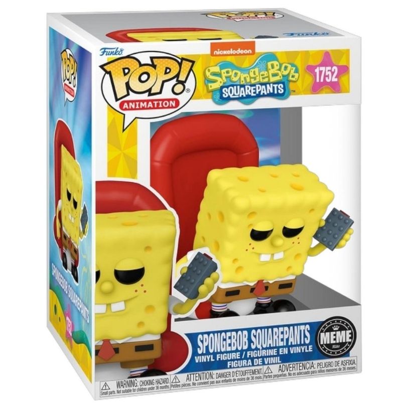 FUNKO POP! ANIMATION SPONGEBOB SQUAREPANTS SPONGEBOB MEME no1752