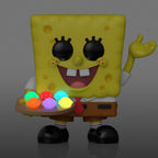 FUNKO POP! ANIMATION SPONGEBOB SQUAREPANTS SPONGEBOB WITH PRETTY PATTIES FUNKO SPECIAL EDITION GITD no2312