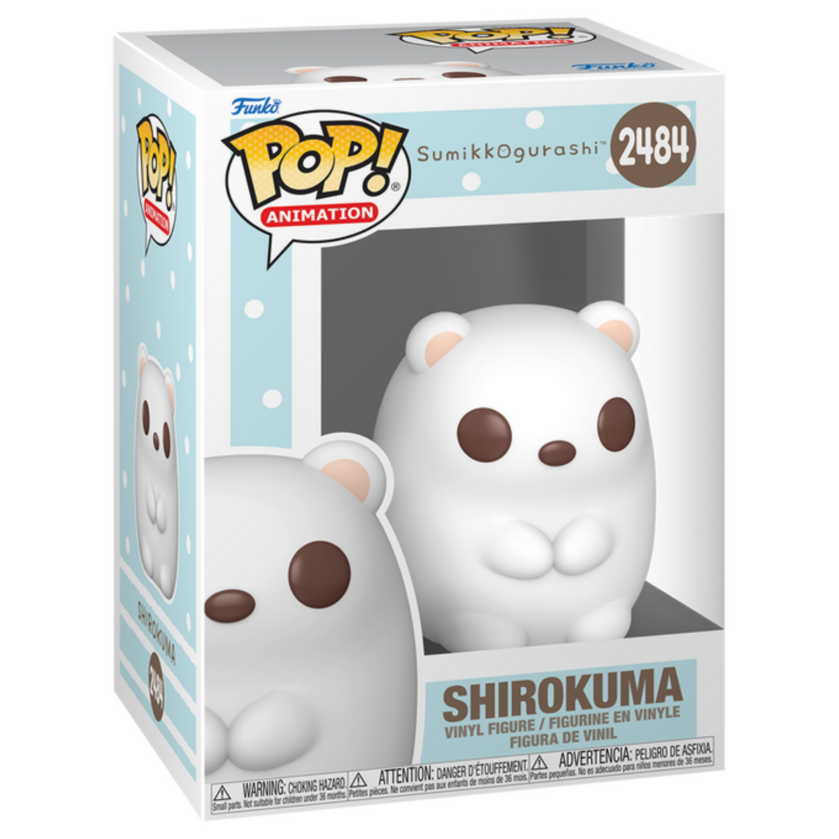 FUNKO POP! ANIMATION SUMIKKO GURASHI SHIROKUMA no2484