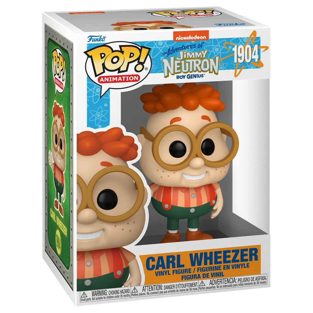 FUNKO POP! ANIMATION THE ADVENTURES OF JIMMY NEUTRON CARL WHEEZER no1904