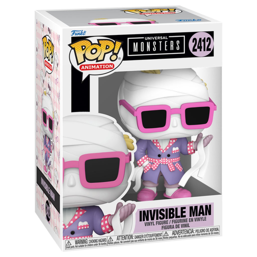 FUNKO POP! ANIMATION UNIVERSAL MONSTERS INVISIBLE MAN no2412