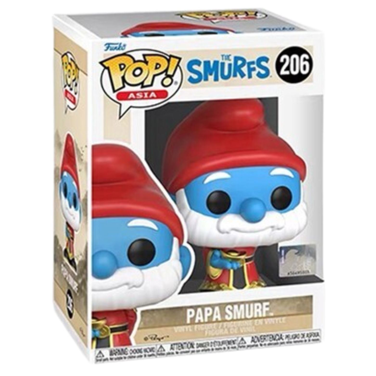 FUNKO POP! ASIA THE SMURFS PAPA SMURF EXCLUSIVE EDITION no206