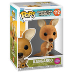 FUNKO POP! AUSTRALIAN ANIMALS KANGAROO FLOCKED no112