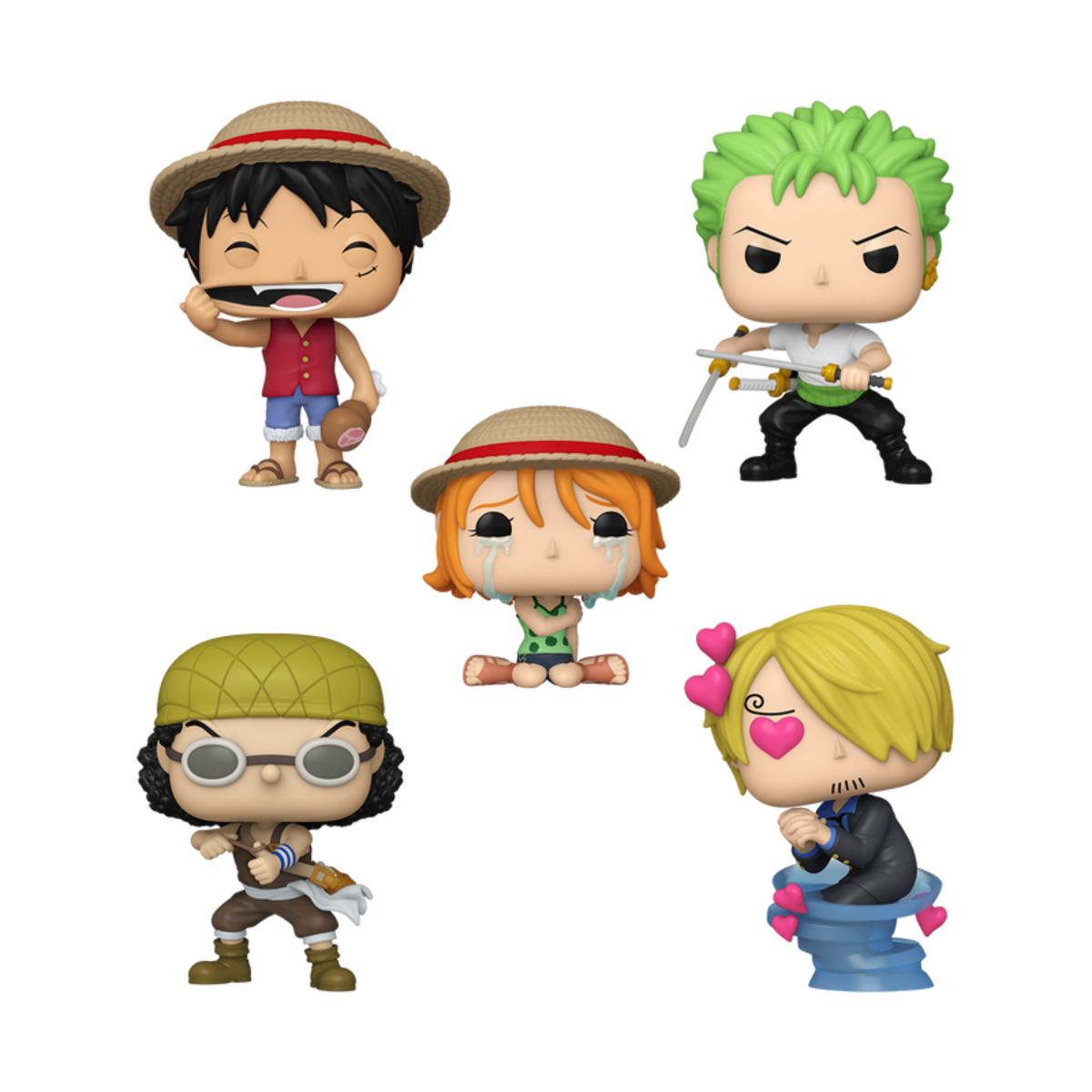 FUNKO POP! BLACK FRIDAY BUNDLE ANIMATION ONE PIECE MONKEY D. LUFFY/RORONOA ZORO/NAMI/USOPP/SANJI 5-PACK