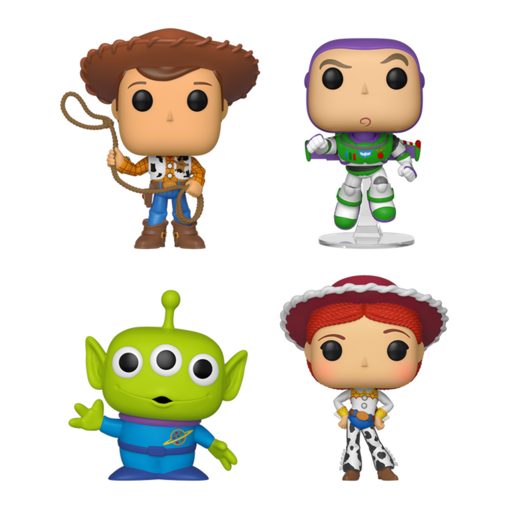 FUNKO POP! BLACK FRIDAY BUNDLE DISNEY TOY STORY WOODY/BUZZ LIGHYEAR/ALIEN/JESSIE 4-PACK