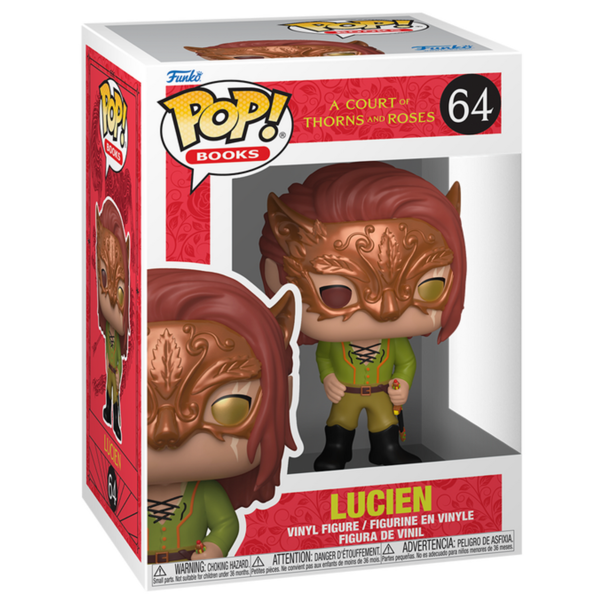 FUNKO POP! BOOKS A COURT OF THORNS AND ROSES LUCIEN VANSERRA no64