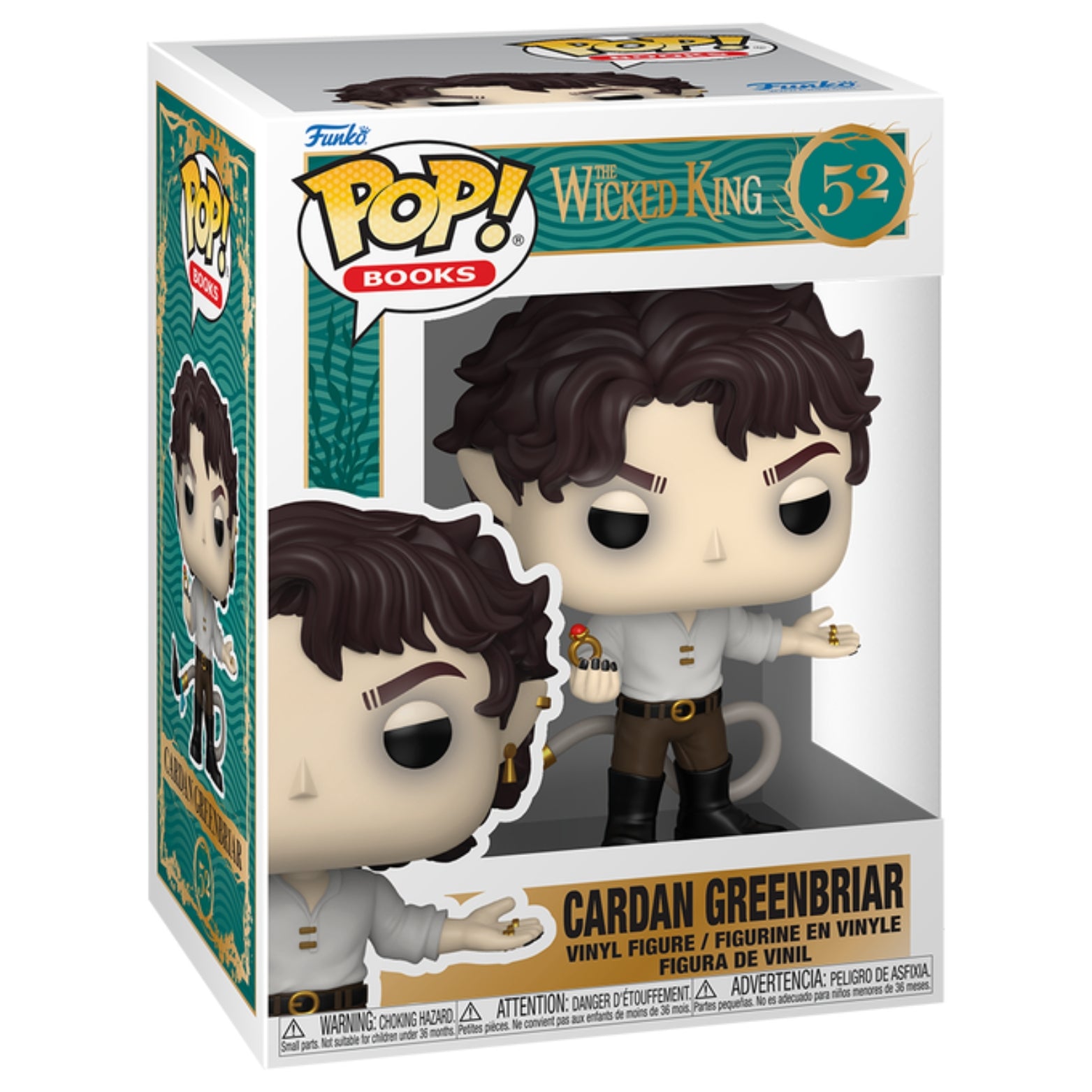 FUNKO POP! BOOKS FOLK OF AIR SERIES THE WICKED KING CARDAN GREENBRIAR no52