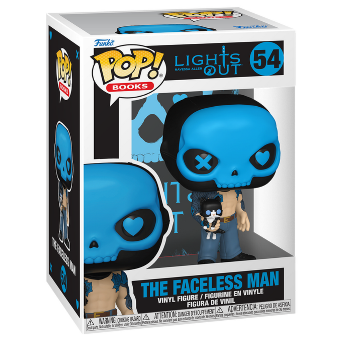 FUNKO POP! BOOKS LIGHTS OUT THE FACELESS MAN no54