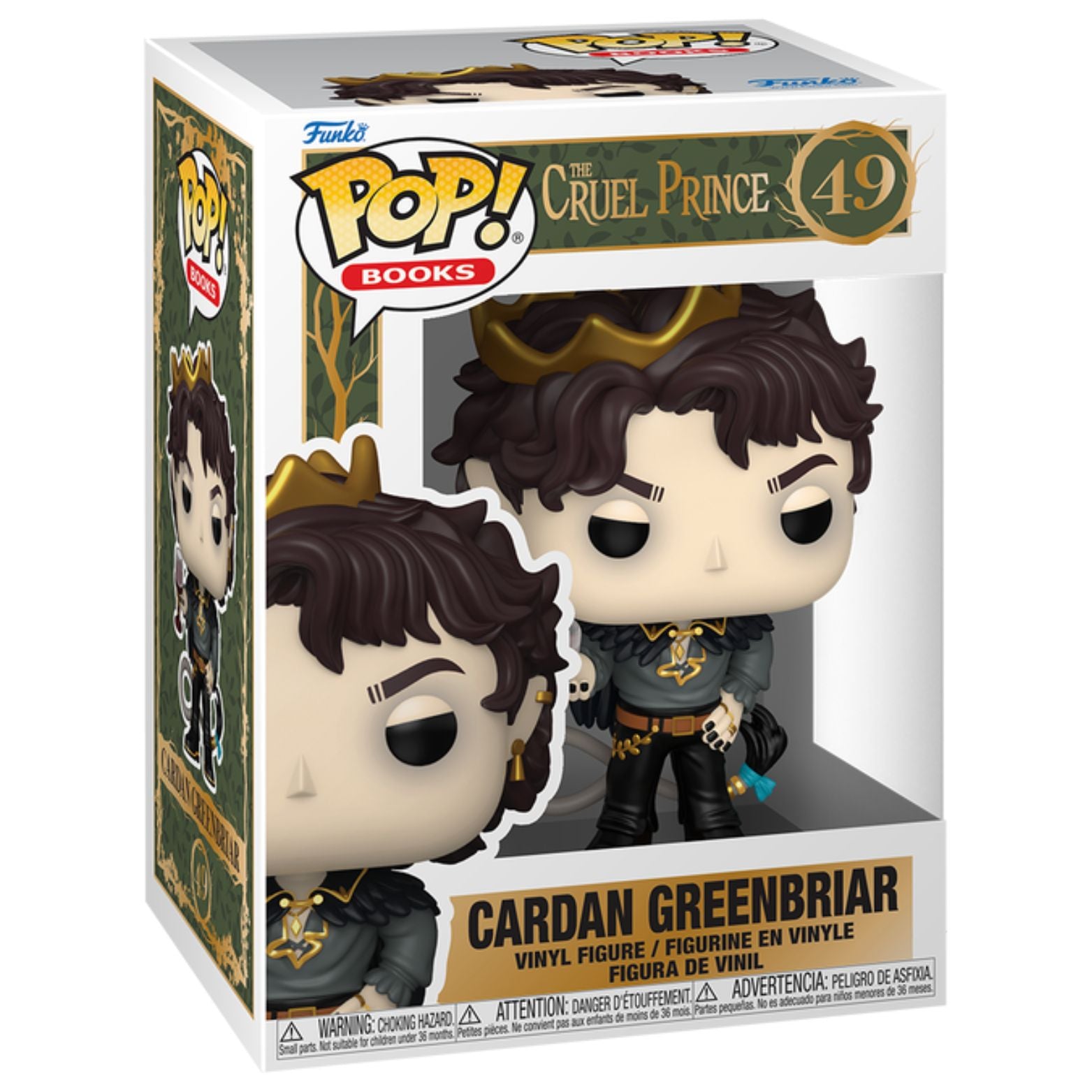 FUNKO POP! BOOKS THE CRUEL PRINCE CARDAN GREENBRIAR no49