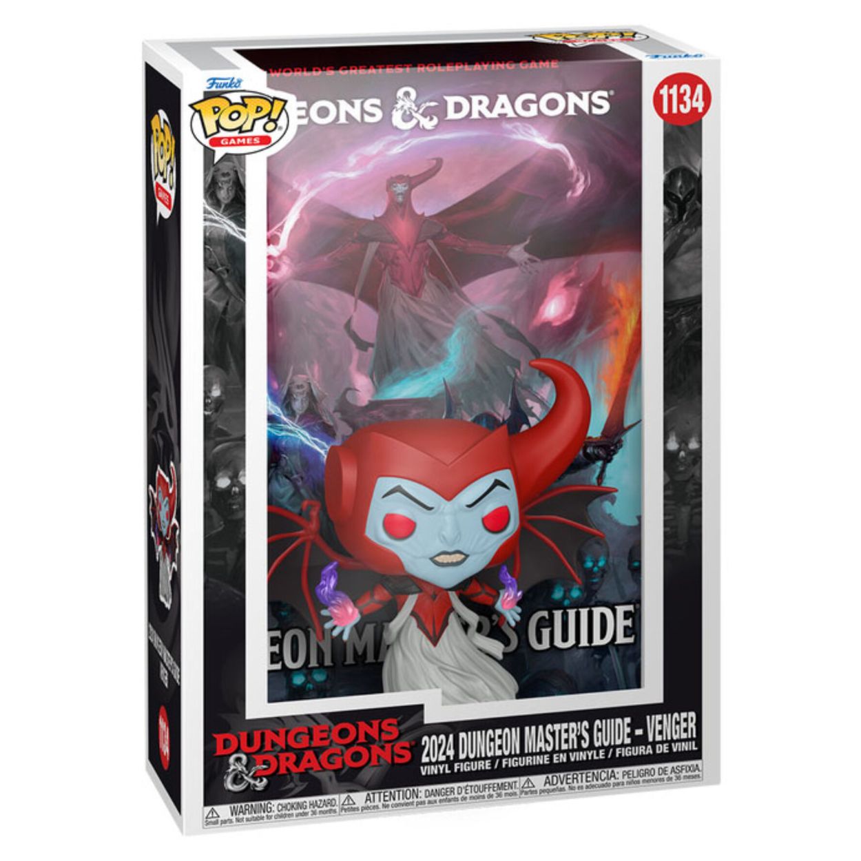 FUNKO POP! COMIC COVERS GAMES DUNGEONS & DRAGONS 2024 DUNGEON MASTER'S GUIDE VENGER no1134
